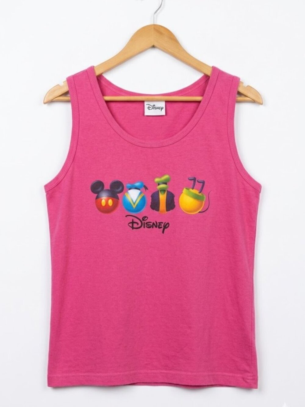 Disney  Vontage Pink Graphic Tank Top – Women’s Large – Mickey & Friends